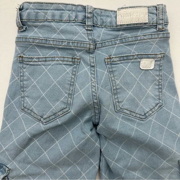 Girls Wide Leg Cargo Jeans Size 7 - Picture 13 of 15